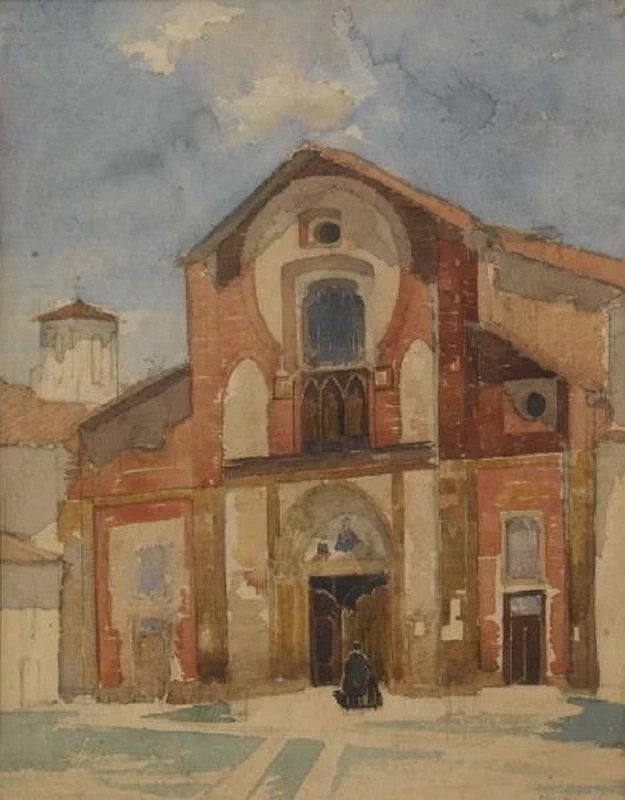 Facciata di San Marco prima dei restauri - Civiche Raccolte storiche, Museo di Milano